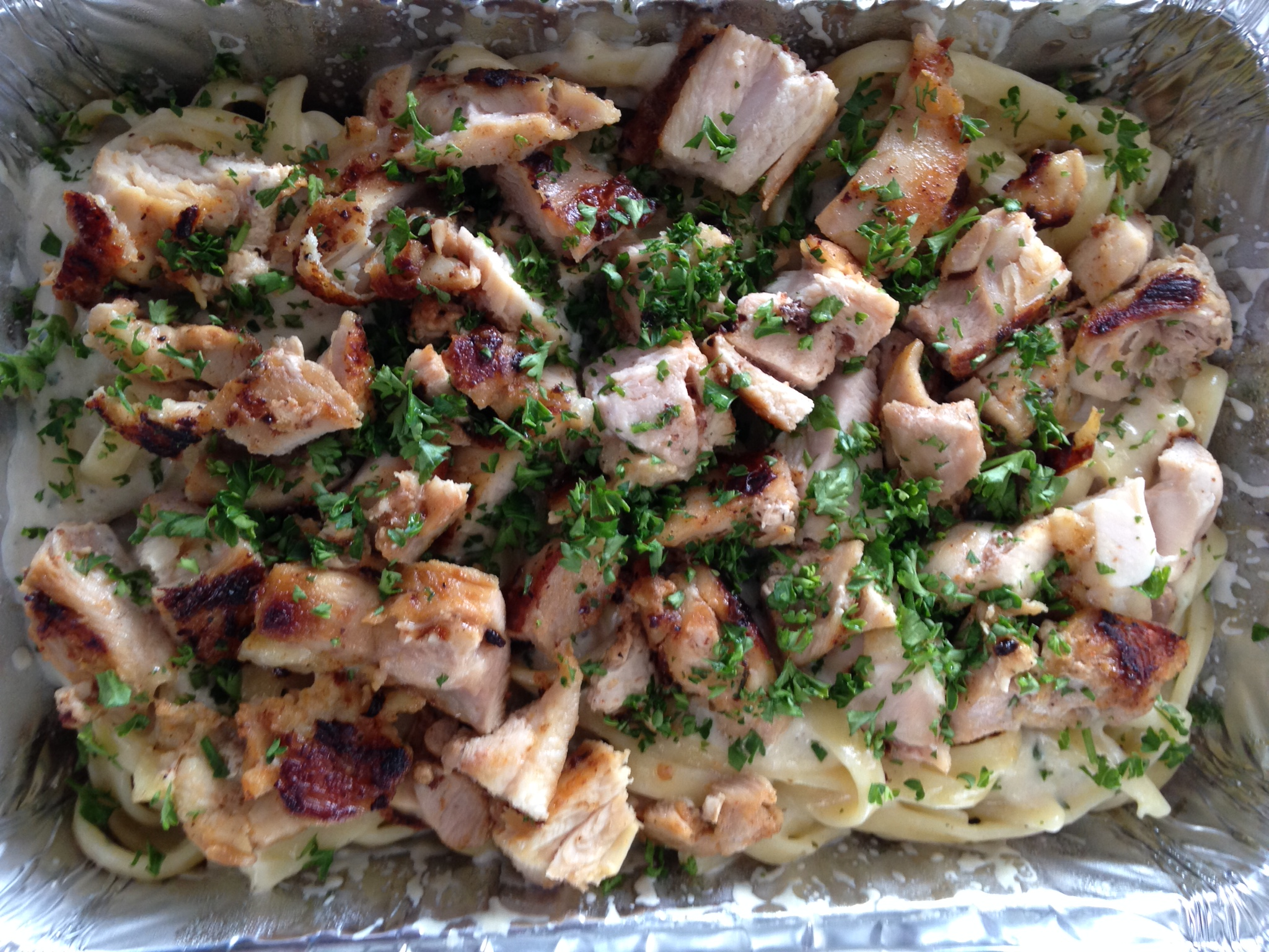 KnE Chicken Fetuccine Alfredo