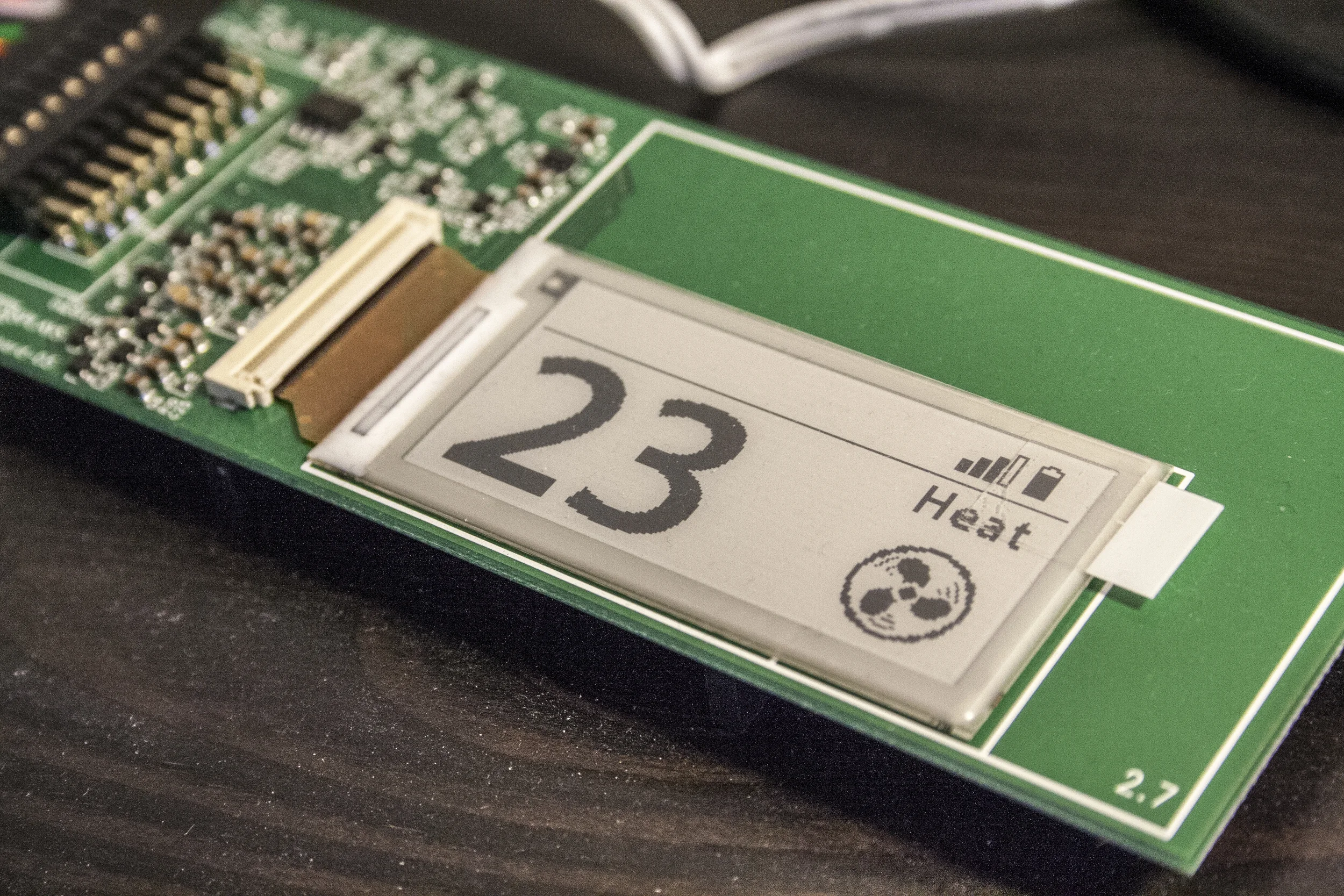 E-Paper Display on the Demo Board