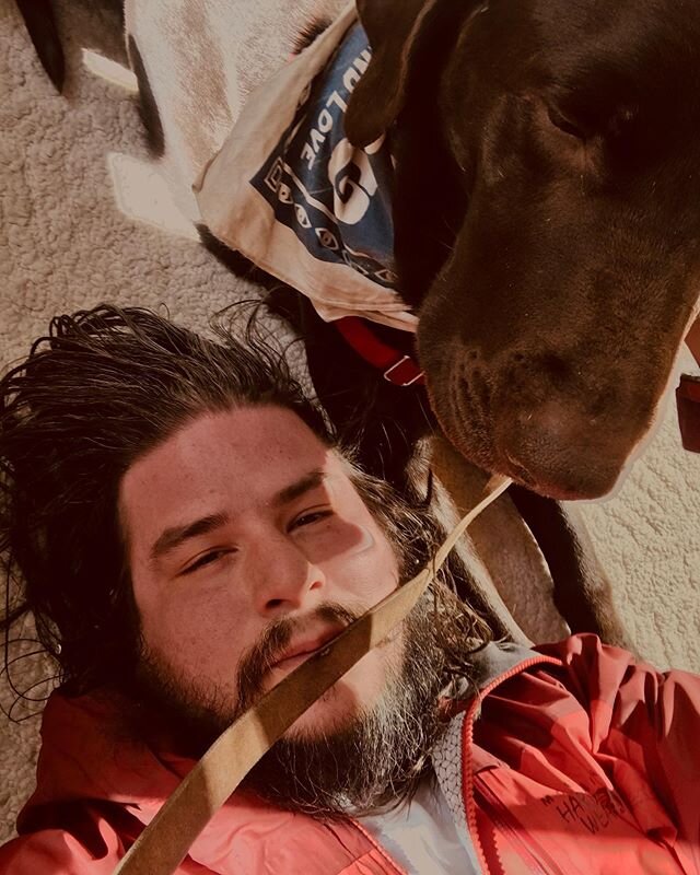 Unconditional valentines, all he asks for are some treats.