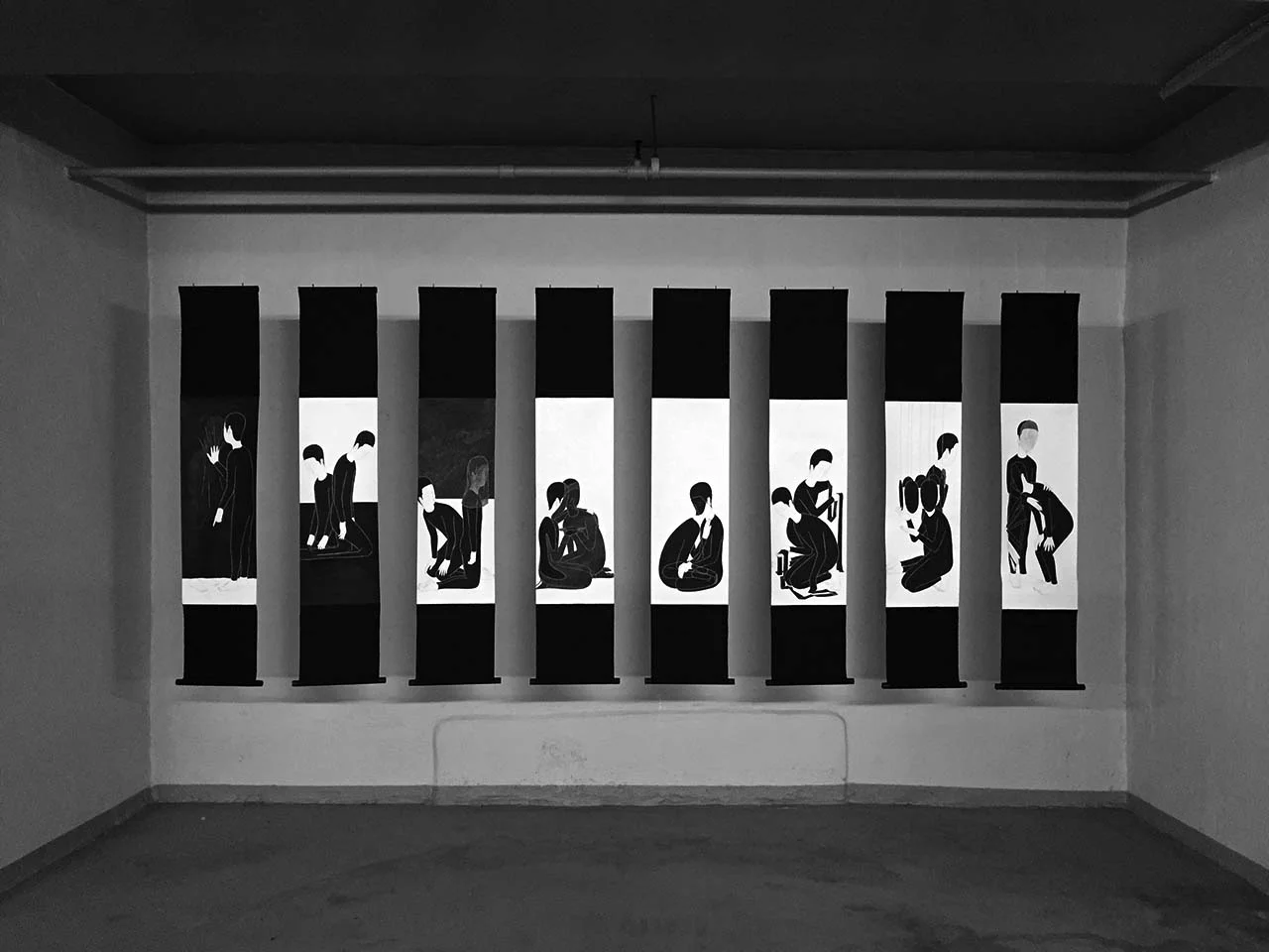 <Silent Movies>, Cavendish Square, London, UK, 2015