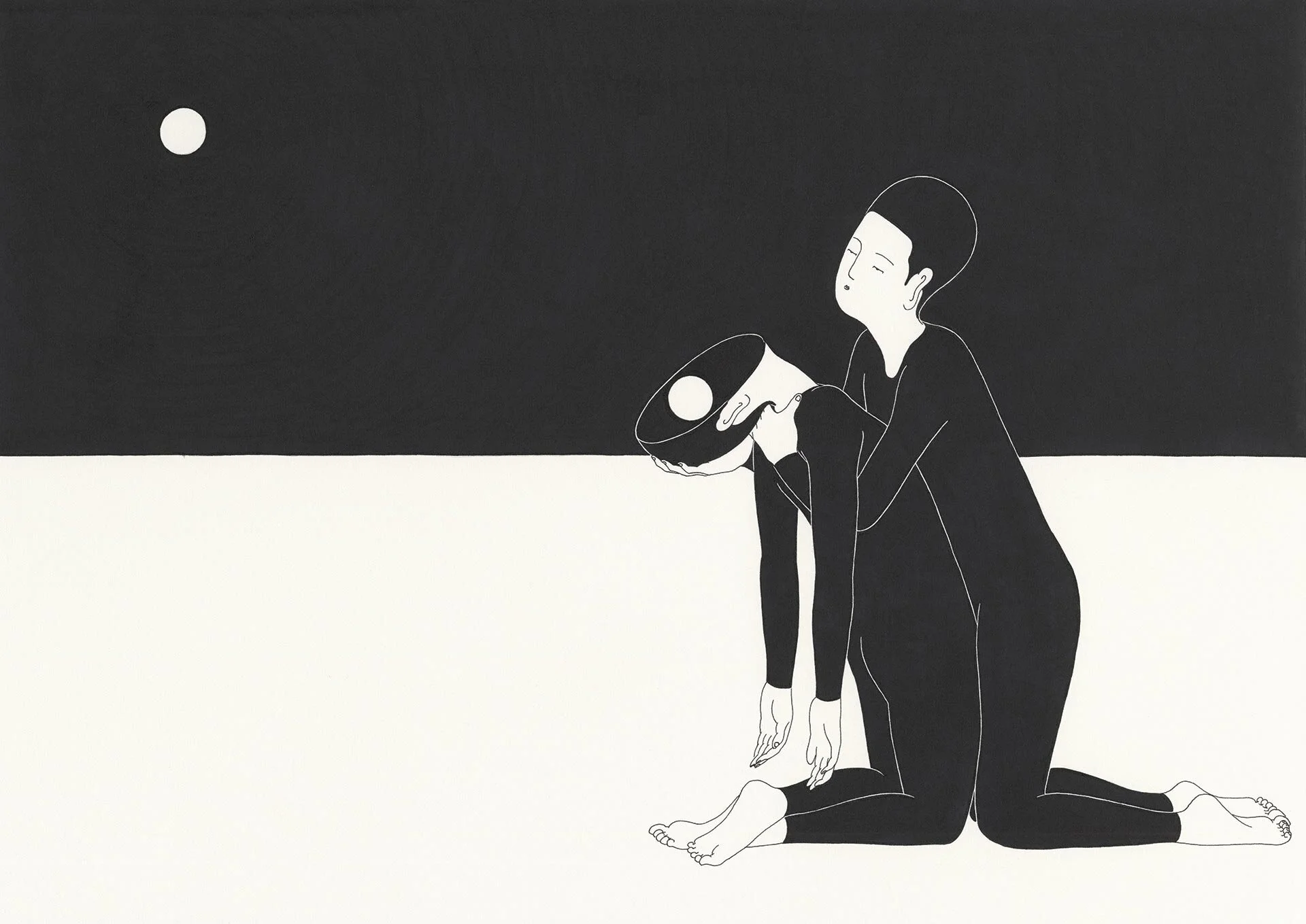 Commissioned Work - Sea Oleena / <If I'm> Cover illustration / 2014