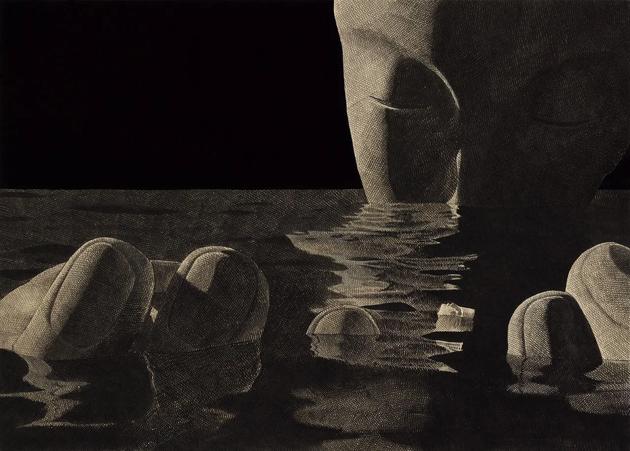 With water alone