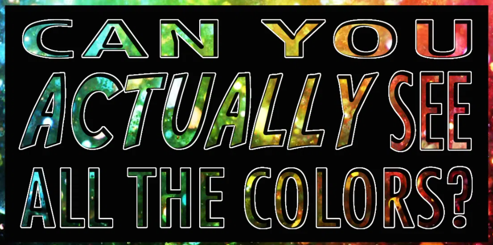 Can You Actually See All the Colors? (Copy)