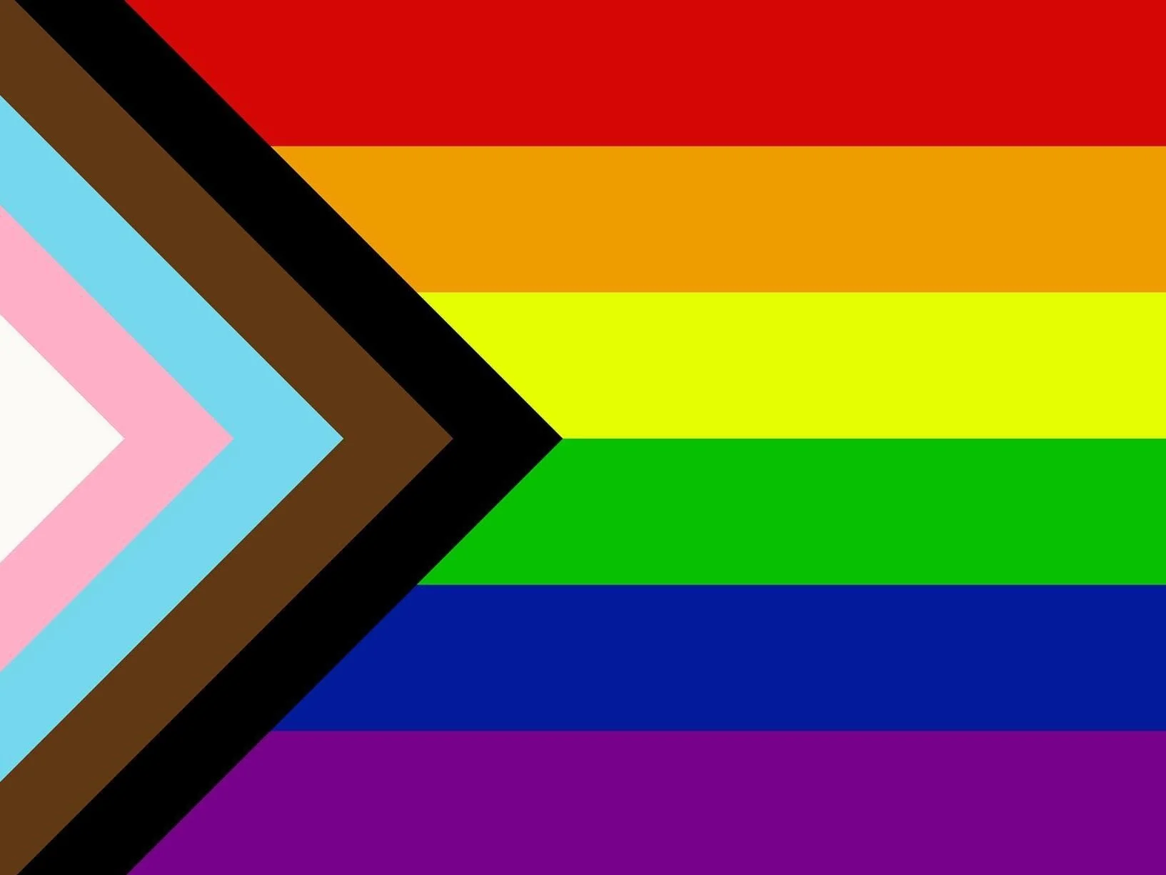 Image description: Trans, QBIPOC Pride Flag (artist unknown, found on Google)