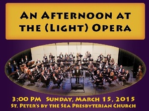 An Afternoon at the (Light) Opera is this Sunday, March 15, at 3pm