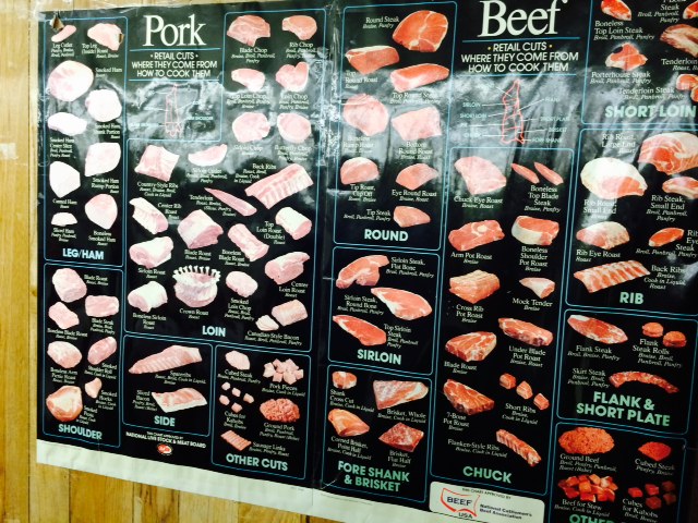 After dropping off the cattle we headed inside to choose our cuts of meat! 