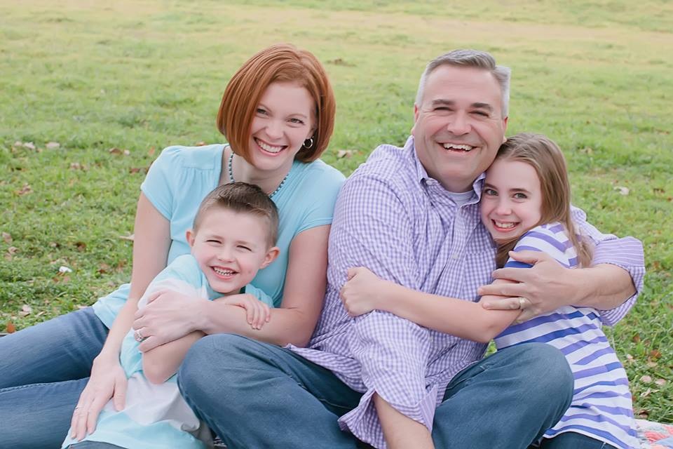 David and his family