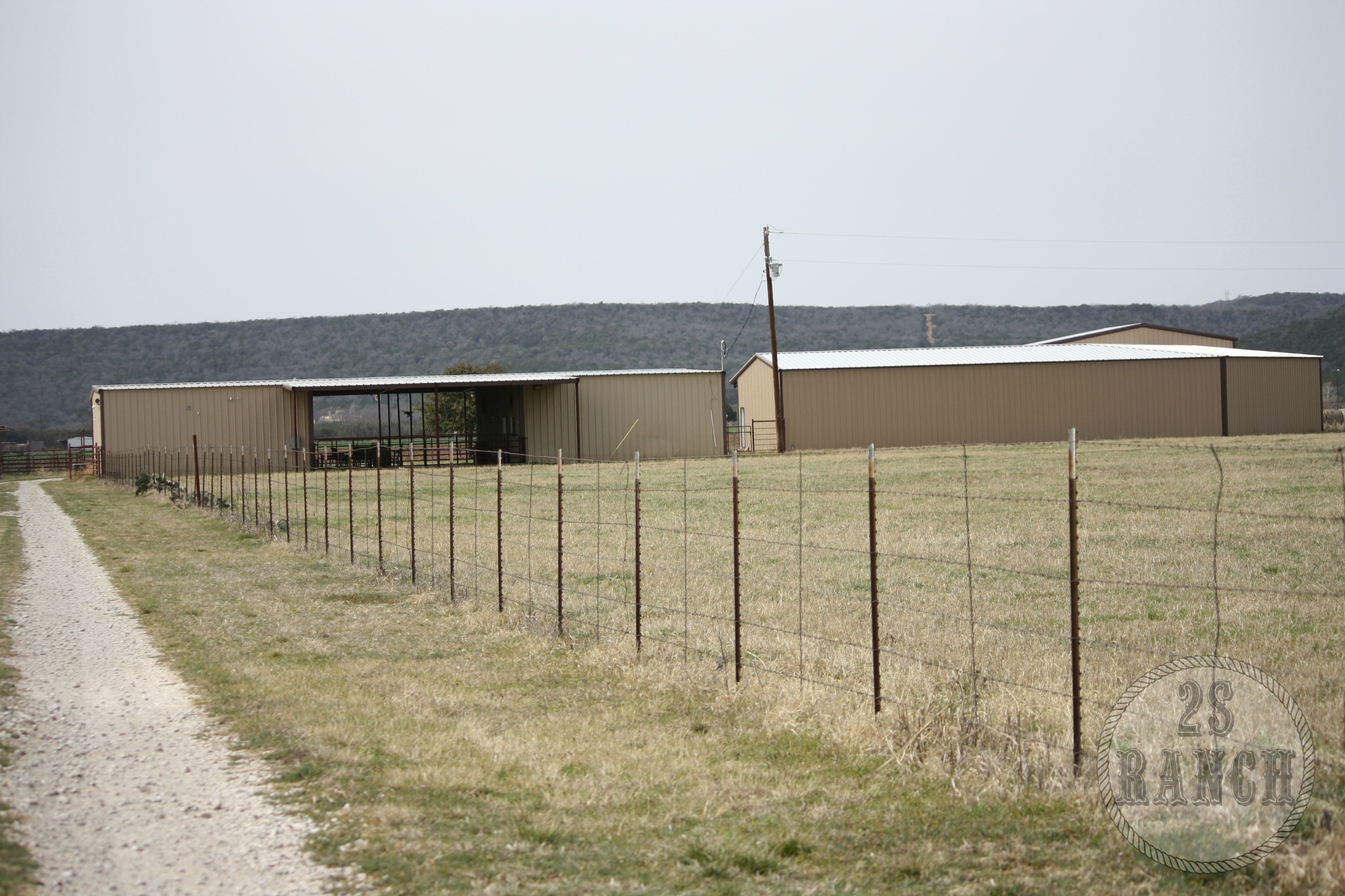 The open-air barn that we converted into our living quarters. 