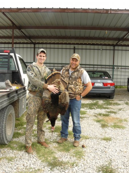 Trent and Kevin after a turkey hunt