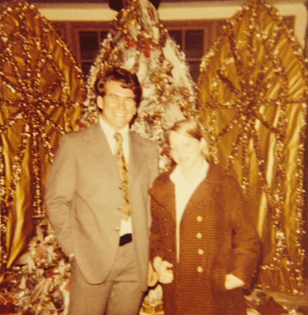 The Fall of 1972- Jay Bart Simmons and Frances Blanchard at Beaumont High School in Beaumont, Texas.