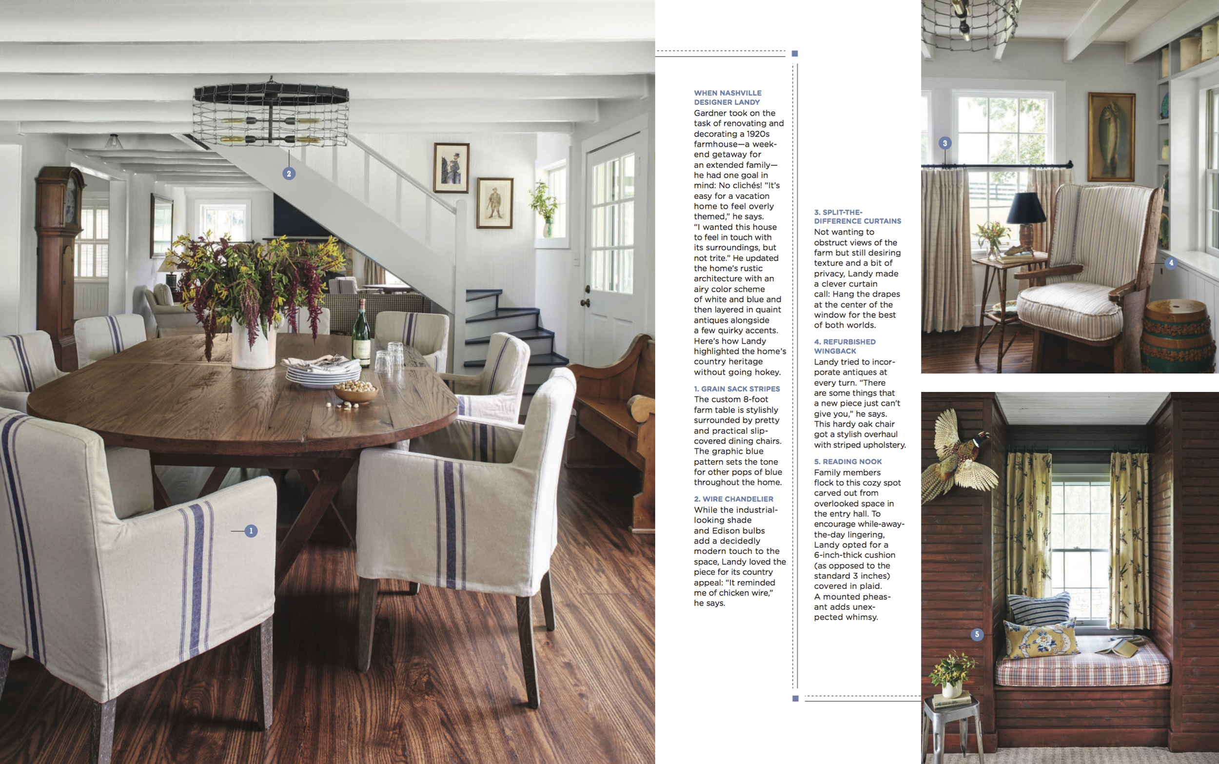 INTERIOR DESIGN EDITORIAL FEATURES — JEANNE LYONS DAVIS