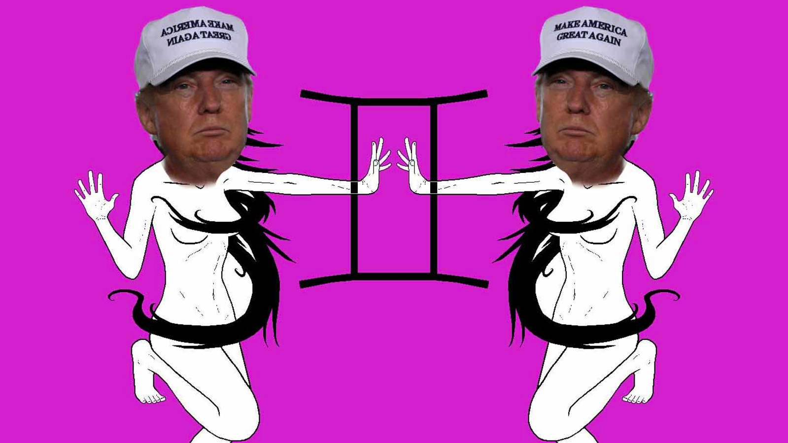 Gemini Trump in his natural state of sass