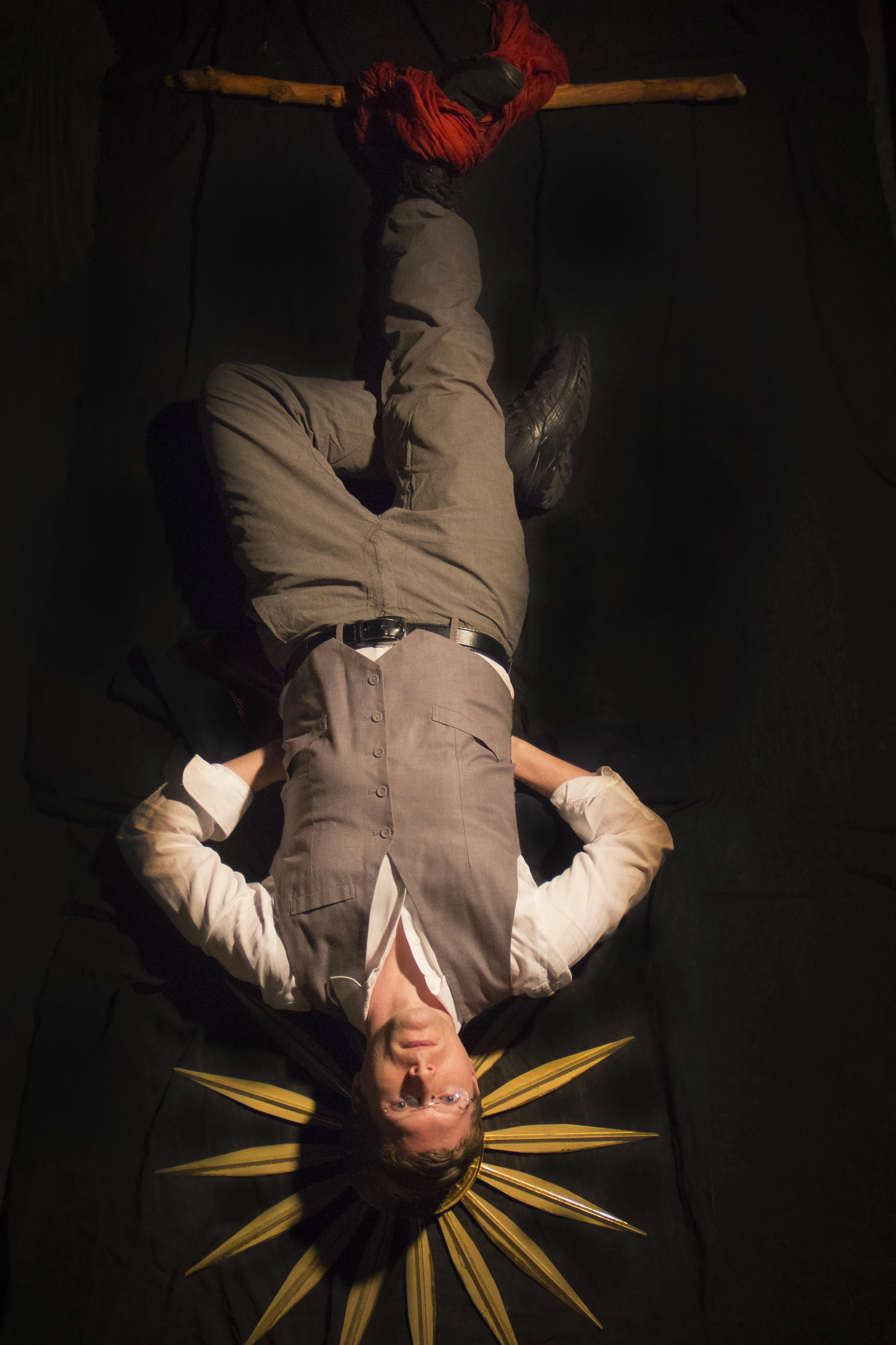 Co-owner Fred Jennings as The Hanged Man