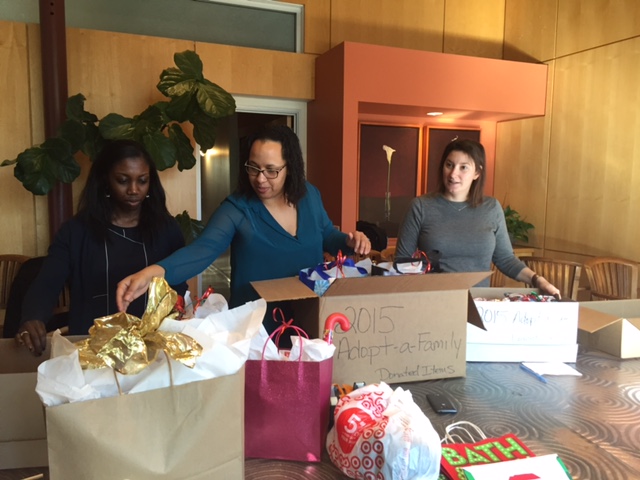 More wrapping for RSG's Adopt a Family