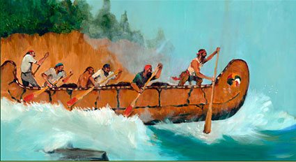 Photo credit: "Shooting the Rapids" by Robert Hughes Perrizo, courtesy of www.minnesotafunfacts.com