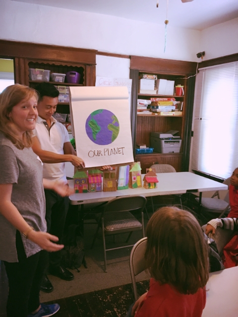 After homework was all done, Evanne and Jeff gave a creative and fun presentation about RSG’s passion, community development.