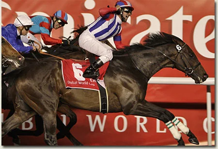Victoire Pisa wins the Dubai World Cup