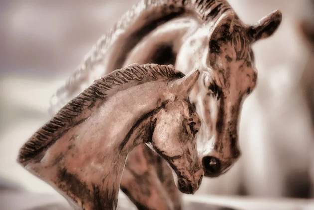 The Thoroughbred - Grace, nobility, intelligence, courage, speed, stamina, mental toughness and physical durability / Cheryl Goss (p)