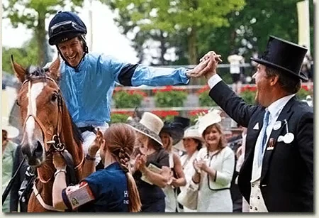 harry herbert celebrating at royal ascot post image