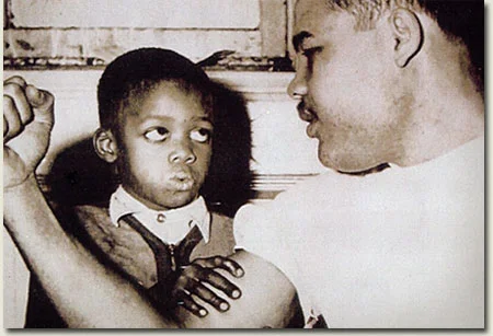 joe louis and fan