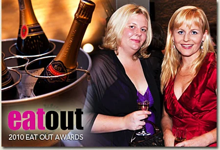 paula mackenzie and jackie cameron at the 2010 eat out awards