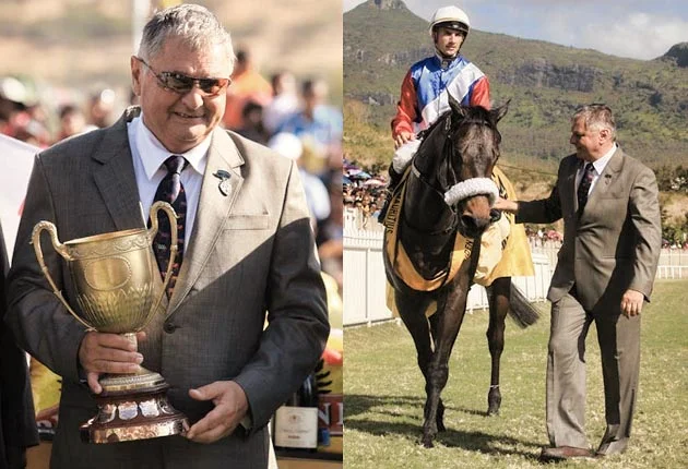 Ricky Maingard with Ice Axe - Phoenix Maiden Cup