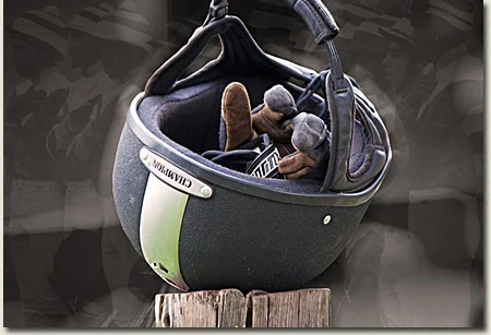 summerhill horseriding helmet and gloves