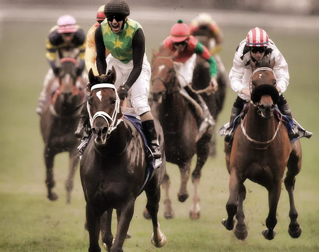 Anton Marcus celebrates aboard Variety Club in the Champions Mile (G1) / HKJC (p)