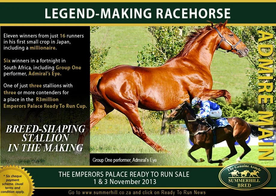 Admire Main - Emperors Palace Ready To Run Sale