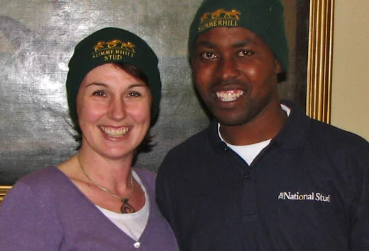 Sarah Frost and Thabani Nzimande