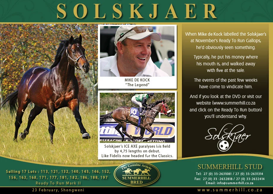 SOLSKJAER : READY TO RUN MARK II