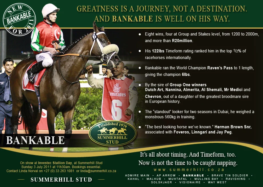 BANKABLE - INVESTEC STALLION DAY