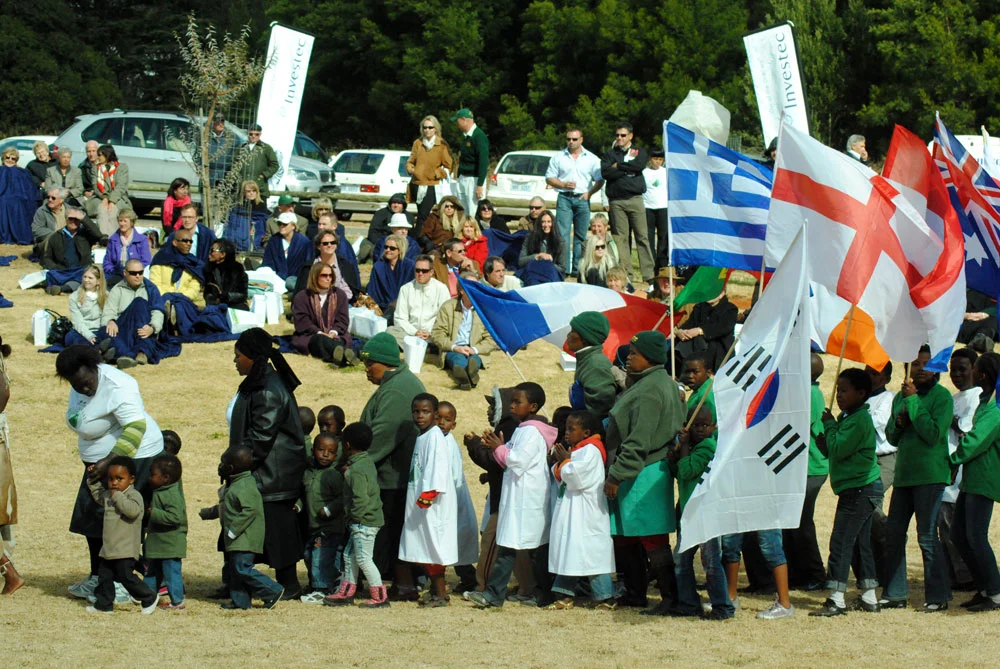 flag parade