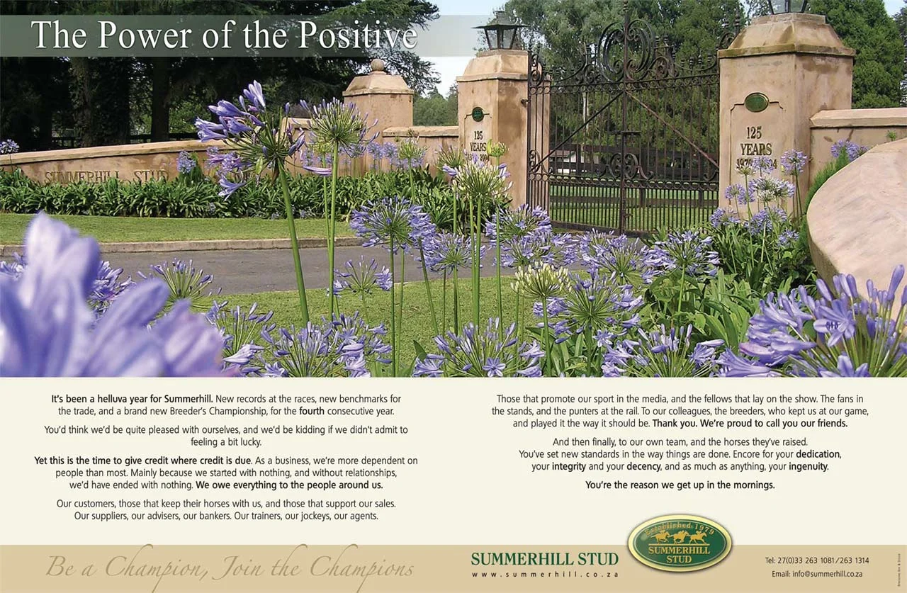 The Power of the Positive