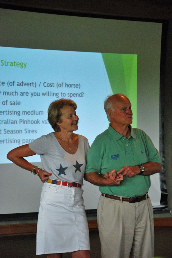 Aliette Forien with Mick Goss