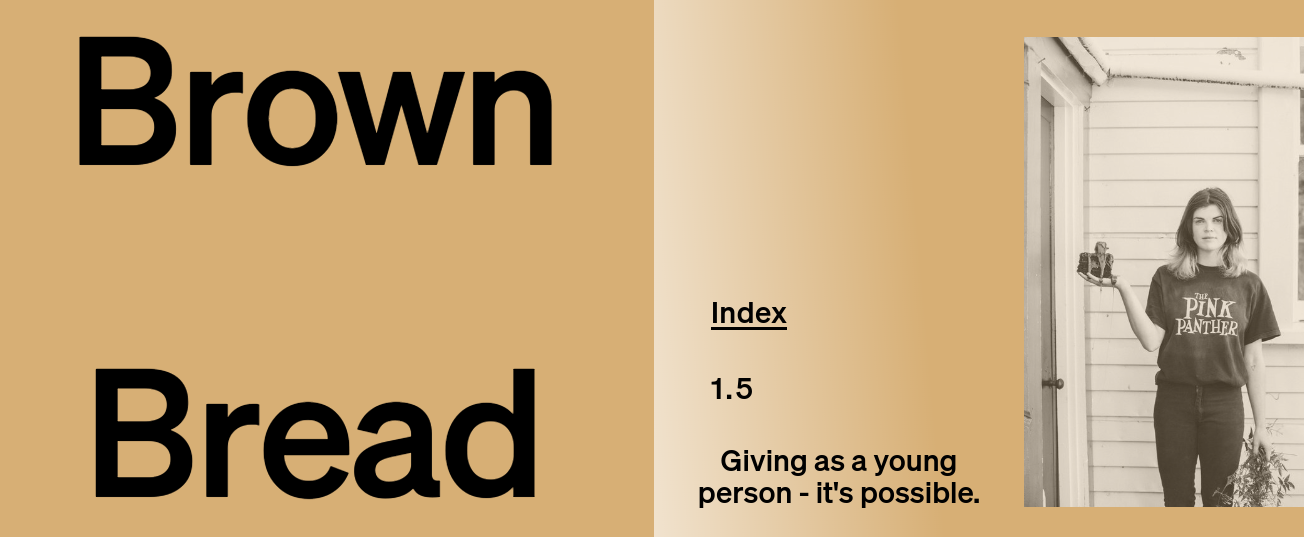 A chat with Brown Bread about giving,