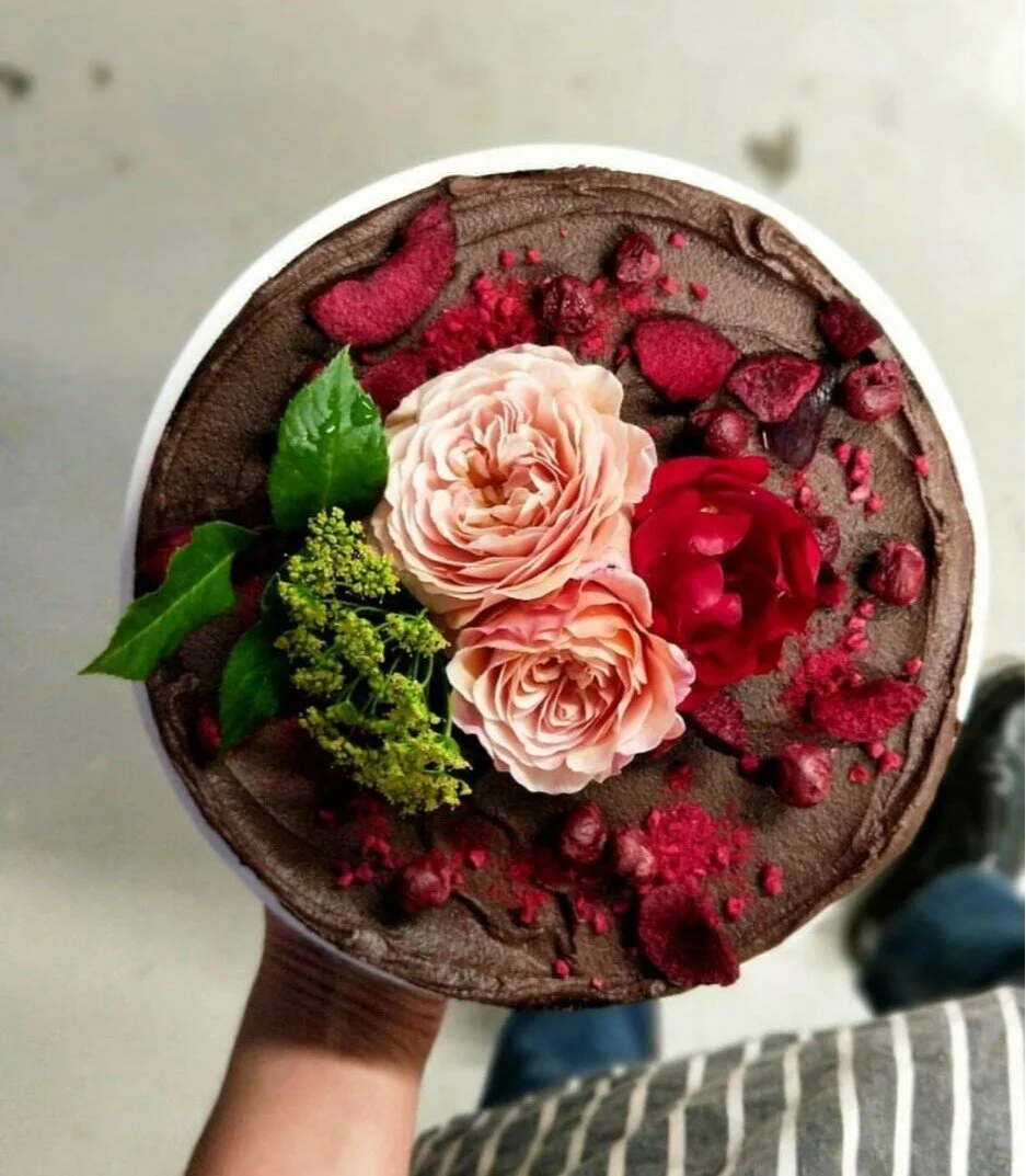 Flourless Chocolate + Berry