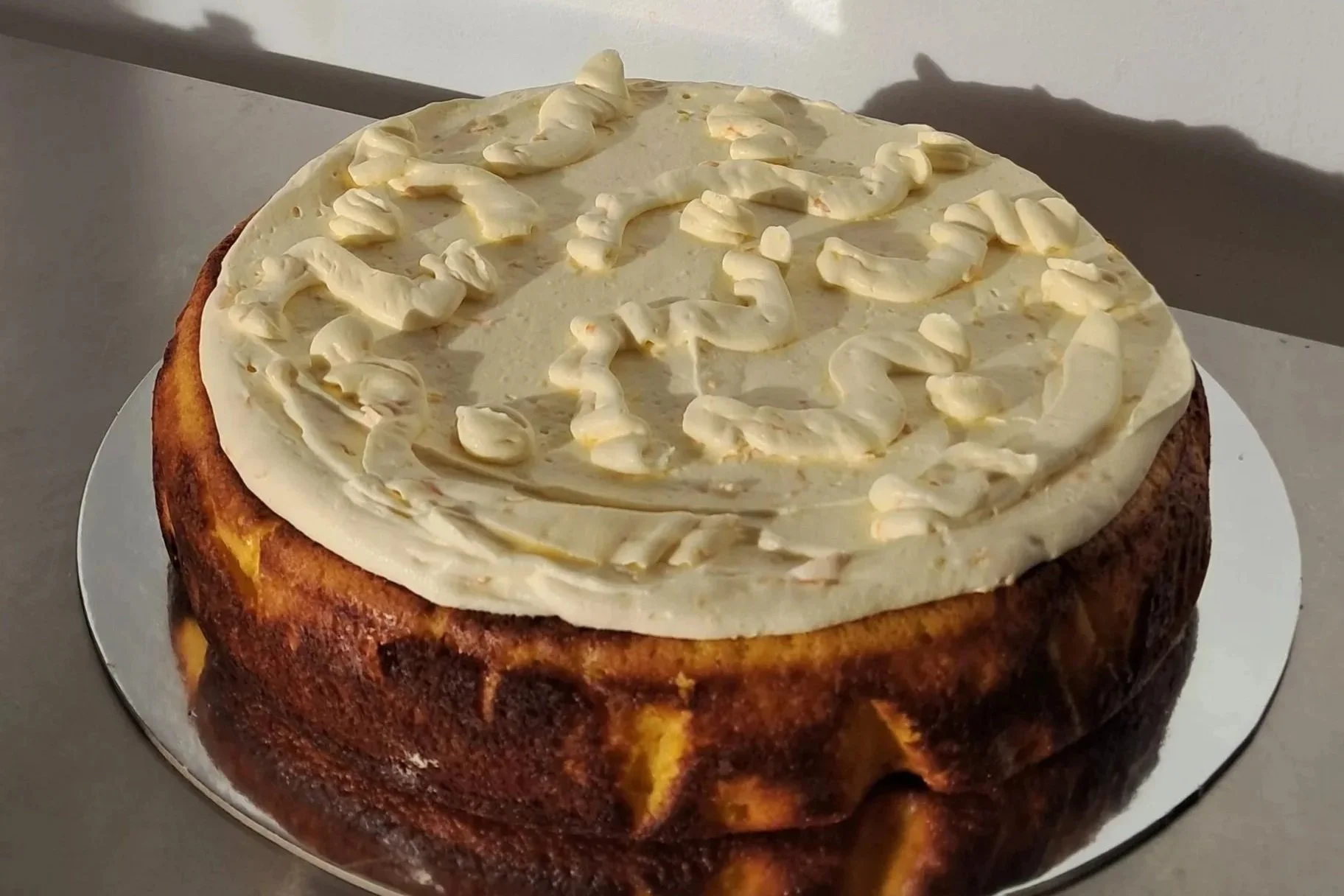 ORANGE, ALMOND AND CREME FRAICHE