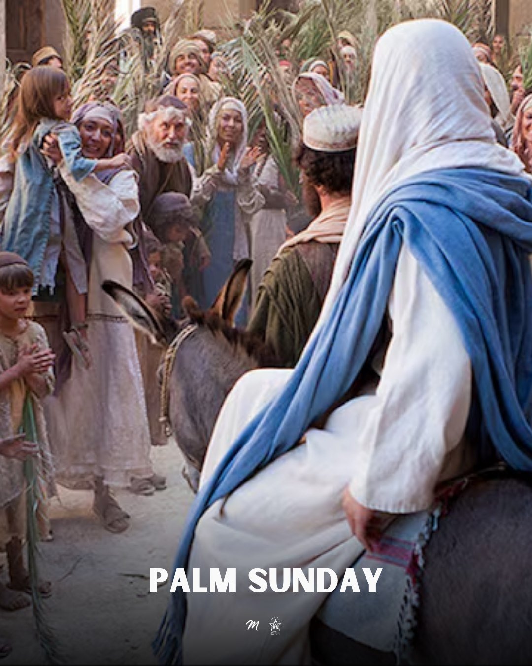 Today we wave palms and welcome Jesus into our hearts. May we follow Him not just in joy but in every moment of our lives.

&quot;Blessed is the king who comes in the name of the Lord.&quot; &mdash; Luke 19:38

#PalmSunday #HolyWeek #Hosanna #JesusIs