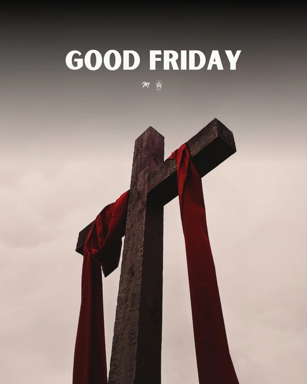 At the Cross, love and sacrifice meet. Today we remember Jesus' suffering, knowing that hope is never lost.

"It is finished." &mdash; John 19:30

#GoodFriday #WayOfTheCross #HolyWeek #JesusSacrifice #CatholicFaith #ChristianHope #RedeemedB