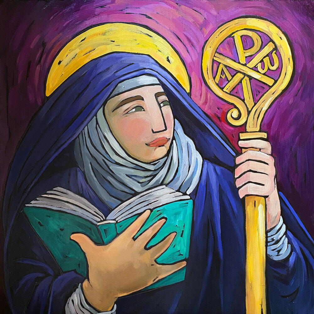 St. Scholastica Original Icon 14