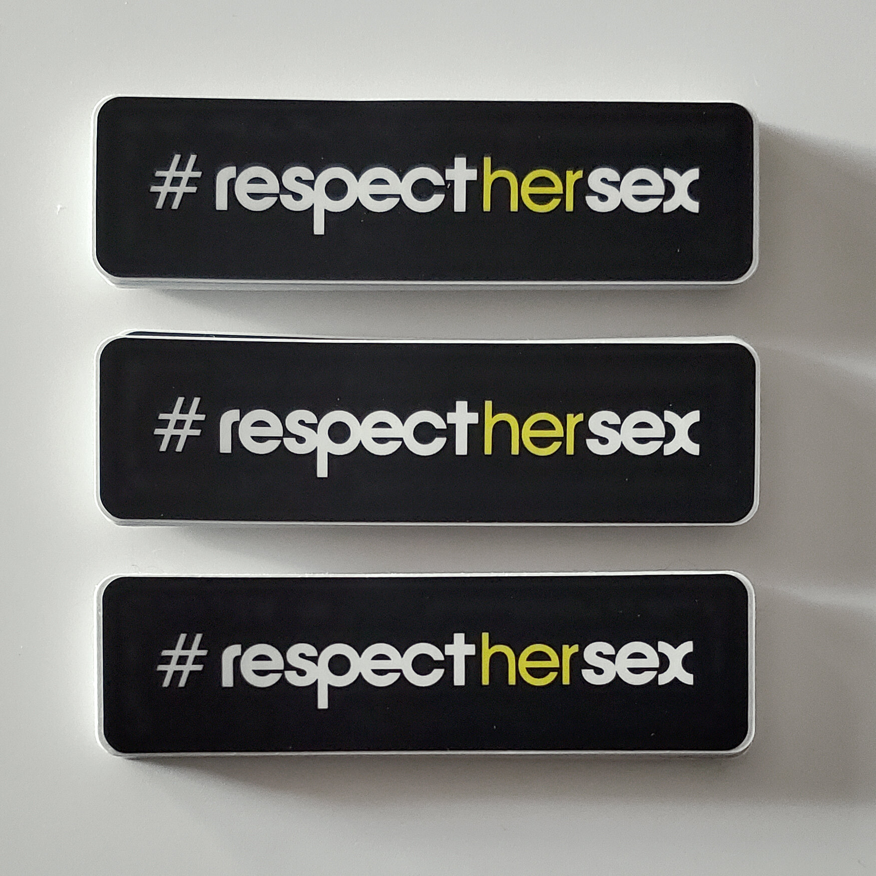 #RespectHerSex Logo Sticker