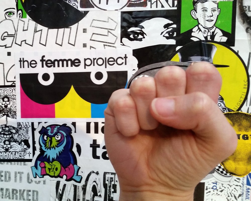  The Femme Project stickers were exhibited for the first time at the  DC Street Sticker Expo 2.0  at the Fridge. The Femme Project became a regular contributor to the DCSS Expo 3.0 and DCSS Expo 4.0 