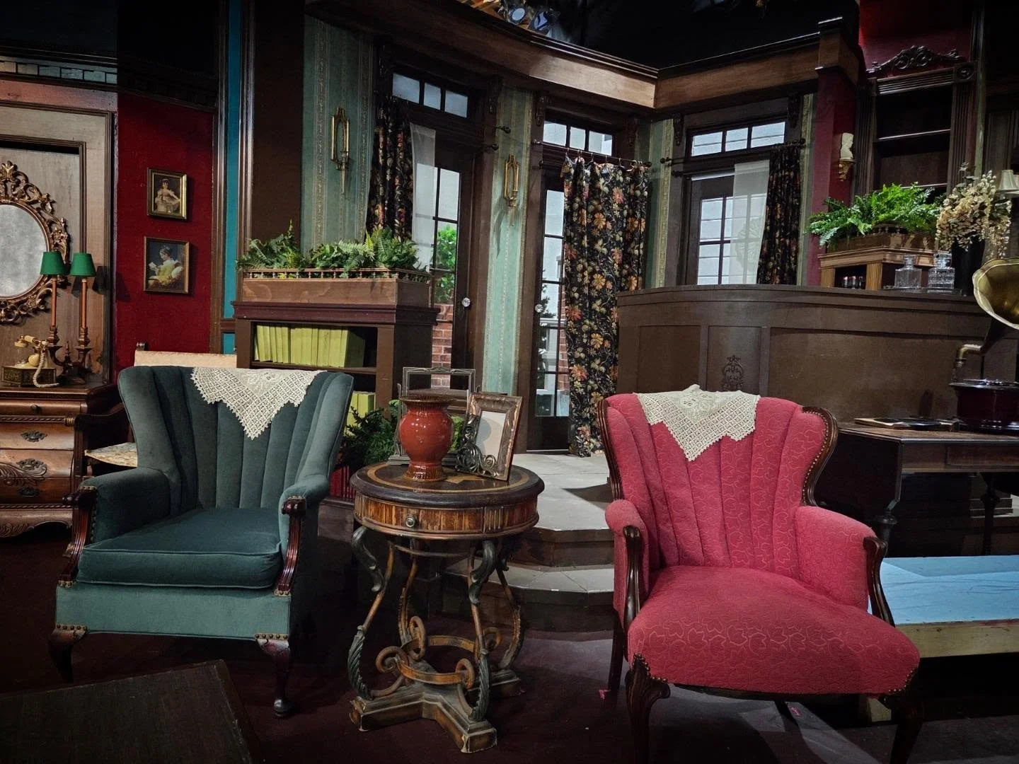 Here is a sneak peek of our set for BLITHE SPIRIT... on stage September 11 - October 4, 2026.

⠂⠄⠄⠂⠁⠁⠂⠄⠄⠂⠁⠁⠂⠄⠄⠂ ⠂⠄⠄⠂♡

Accidentally summoned from beyond during a s&eacute;ance led by the eccentric Madame Arcati, the capricious spirit, Elvira, startle