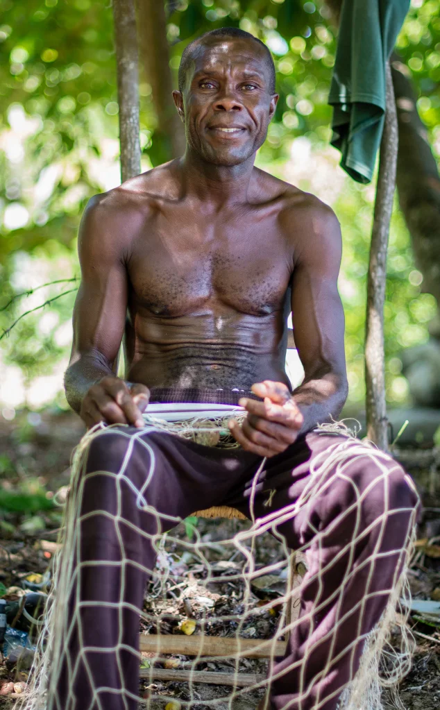 Meet Paul the fisherman. Ironically, he was the most remote person I came in contact with and spoke the most English, after having lived in Miami for several years.