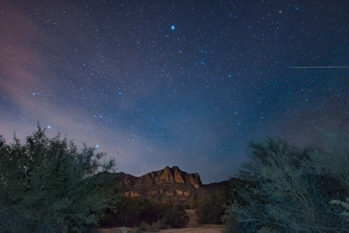 This is the same photo from above after the edit; Lost Dutchman State Park, Phoenix, AZ.