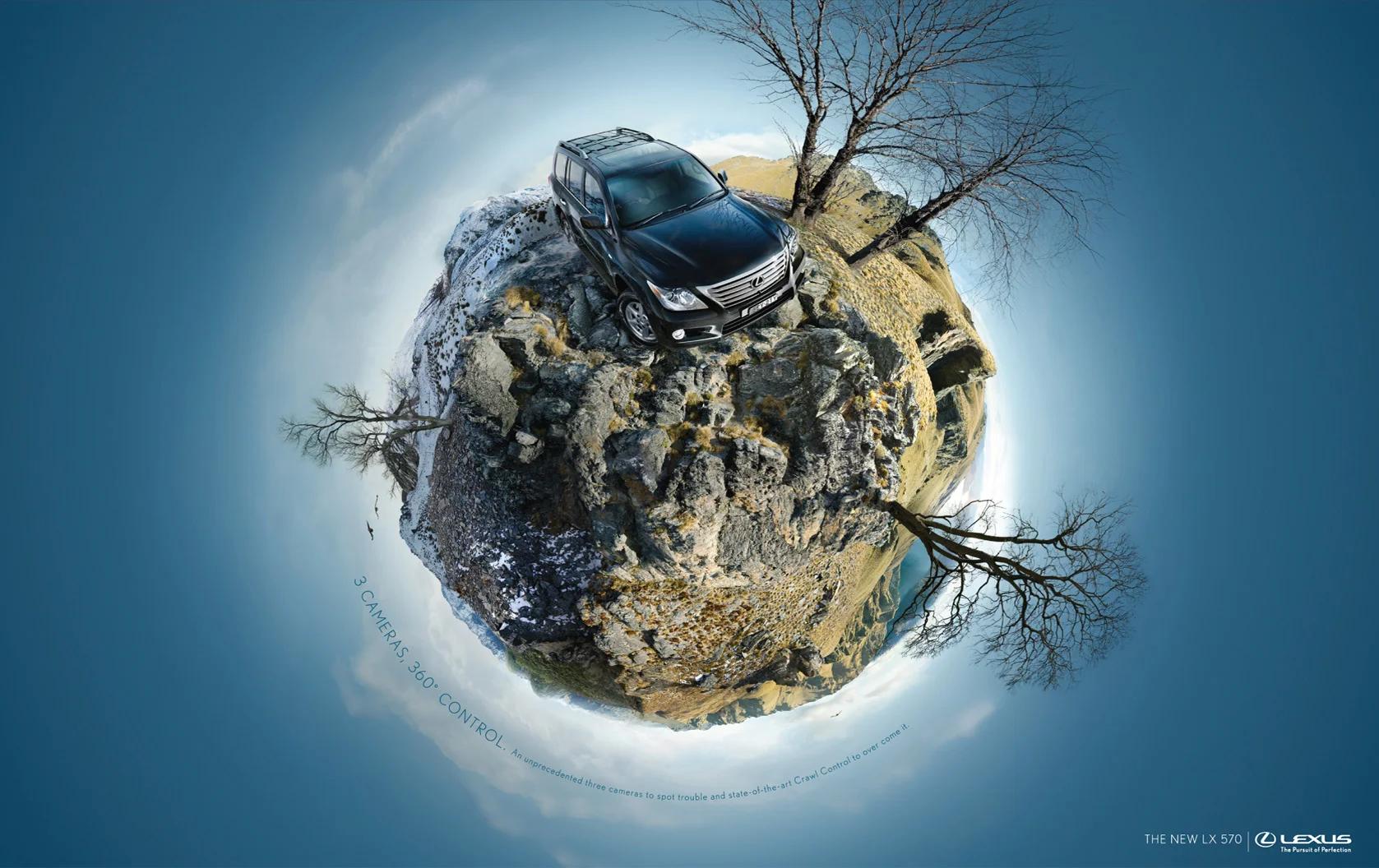 A recent Lexus ad employing the 360 degree photography trend.