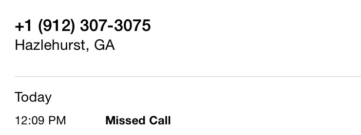 D'oh! Missed my call!!!