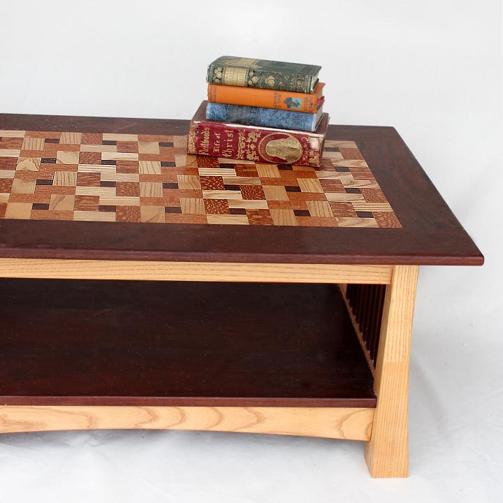 Arts and Crafts Quilt Top Coffee Table