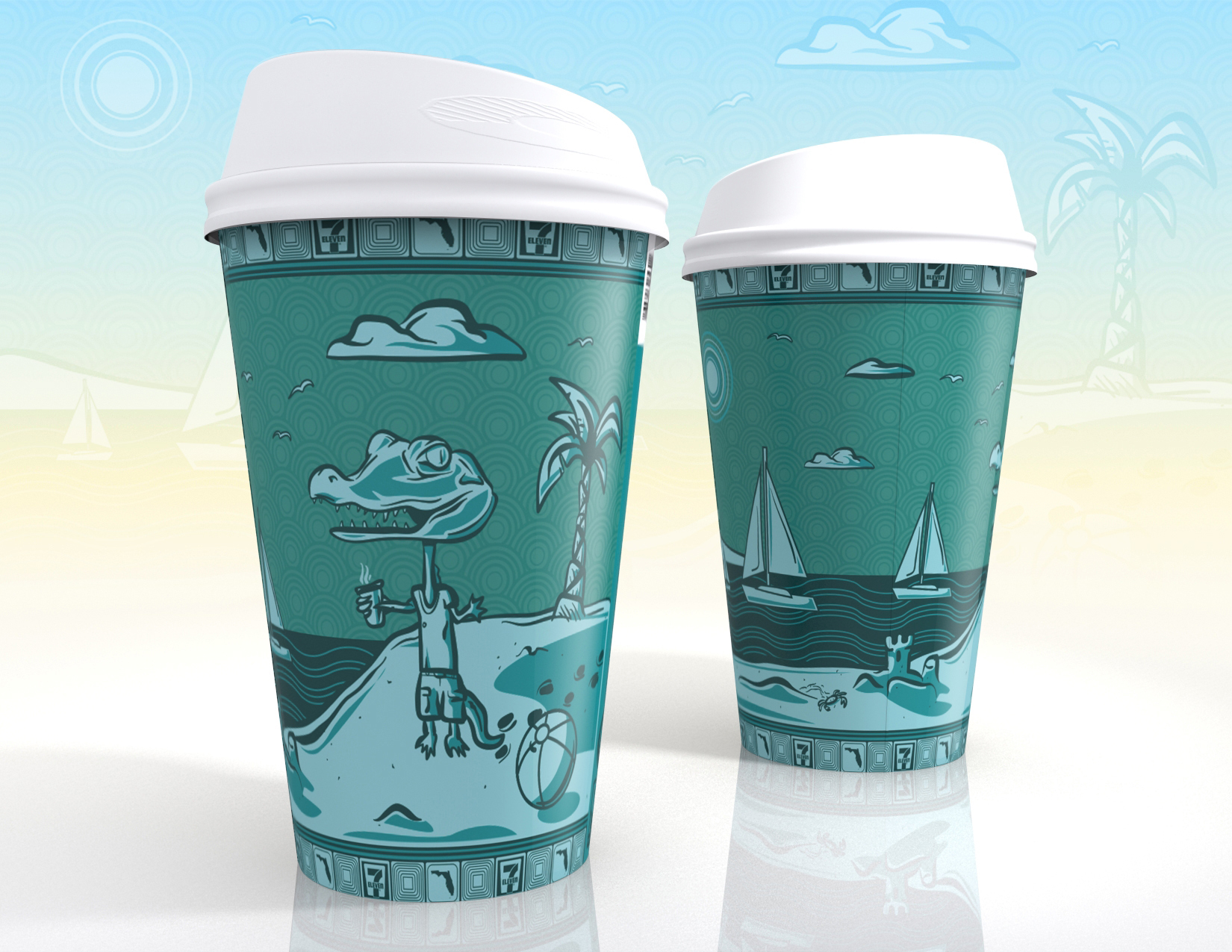 7-11 Coffee Cup - Florida - 01